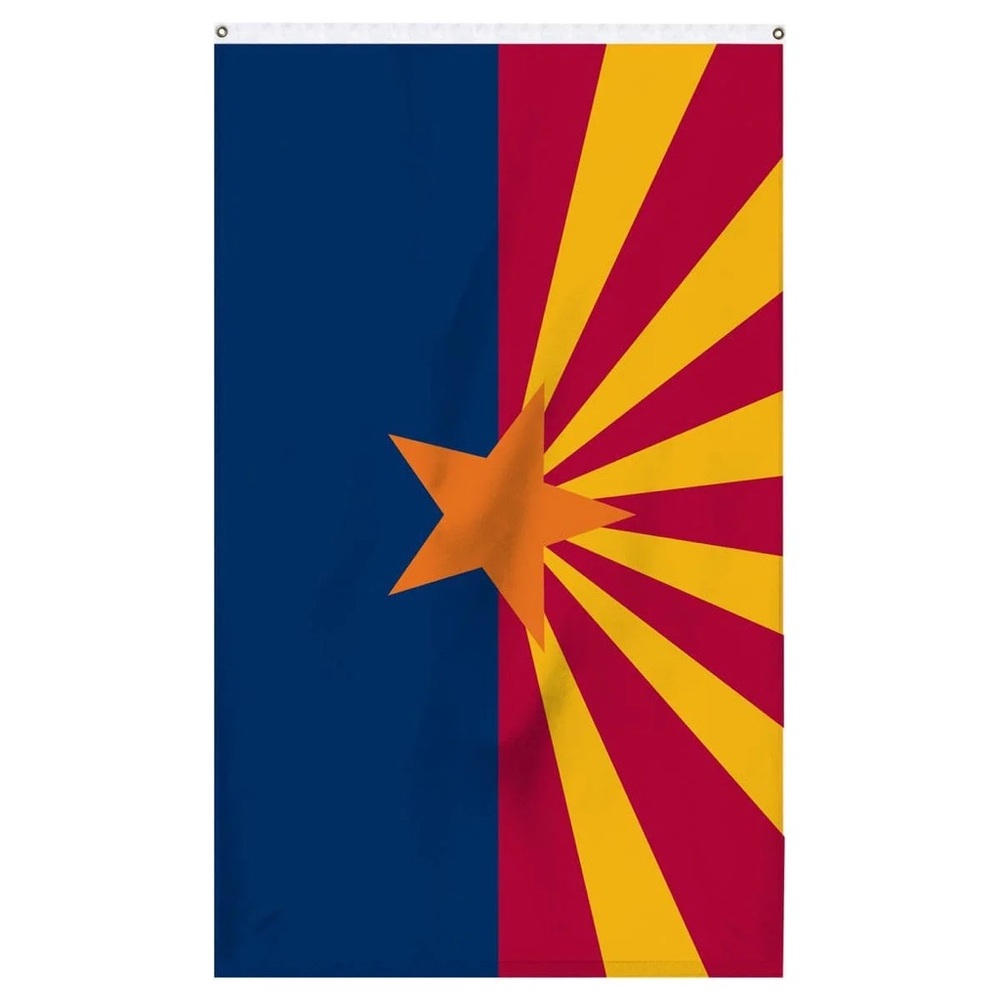 Arizona State Flag with Star Design
